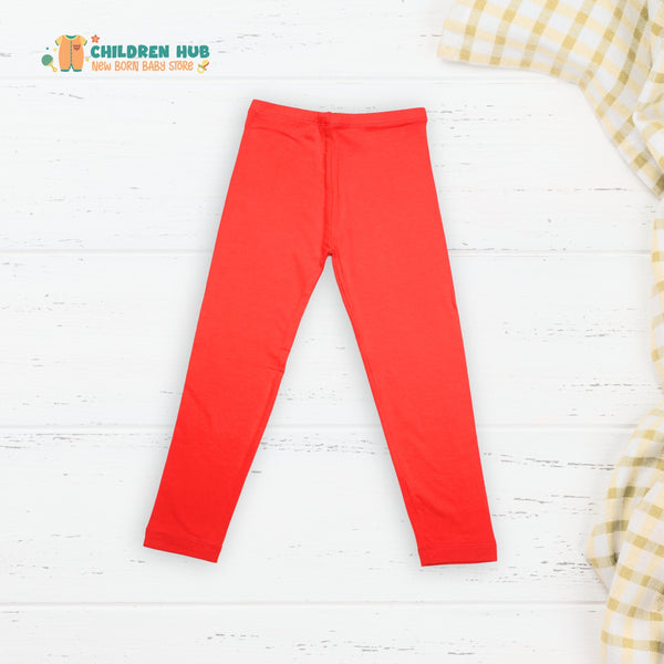 Summer Stretchable Tights  (6months-12years) (Red)