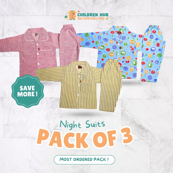 Pack of 3 - Night Suits